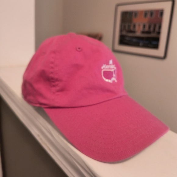US Golf Masters Pink with White highlights stitched Logo adjustable Hat. - Picture 3 of 5